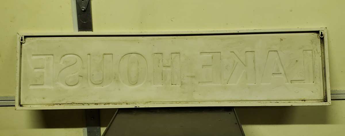 Lake House Metal Sign  48 x 12  Rustic  RRR Signs