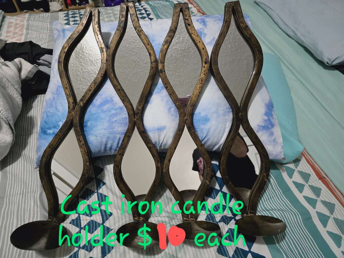 Vintage Wall Mirror Candle Holder