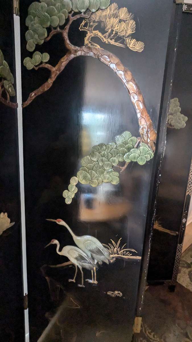 Chinese folding screen