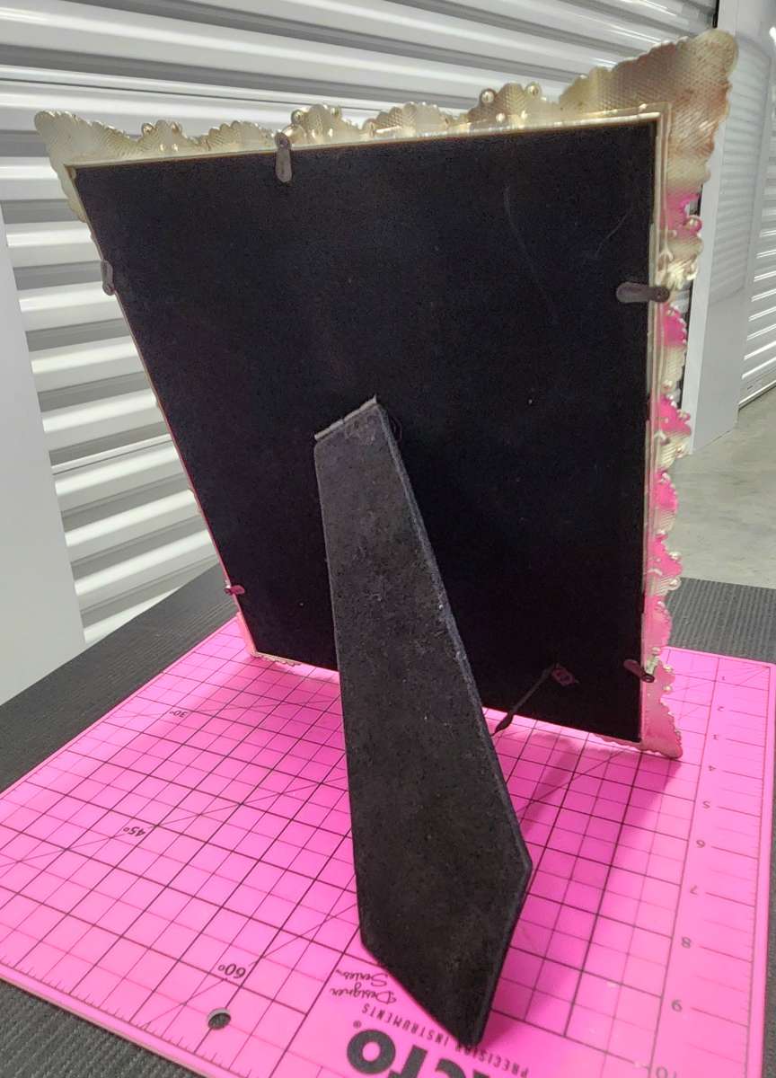 Ornate Pearl and Rhinestone Embellished 8x10  Photo Frame