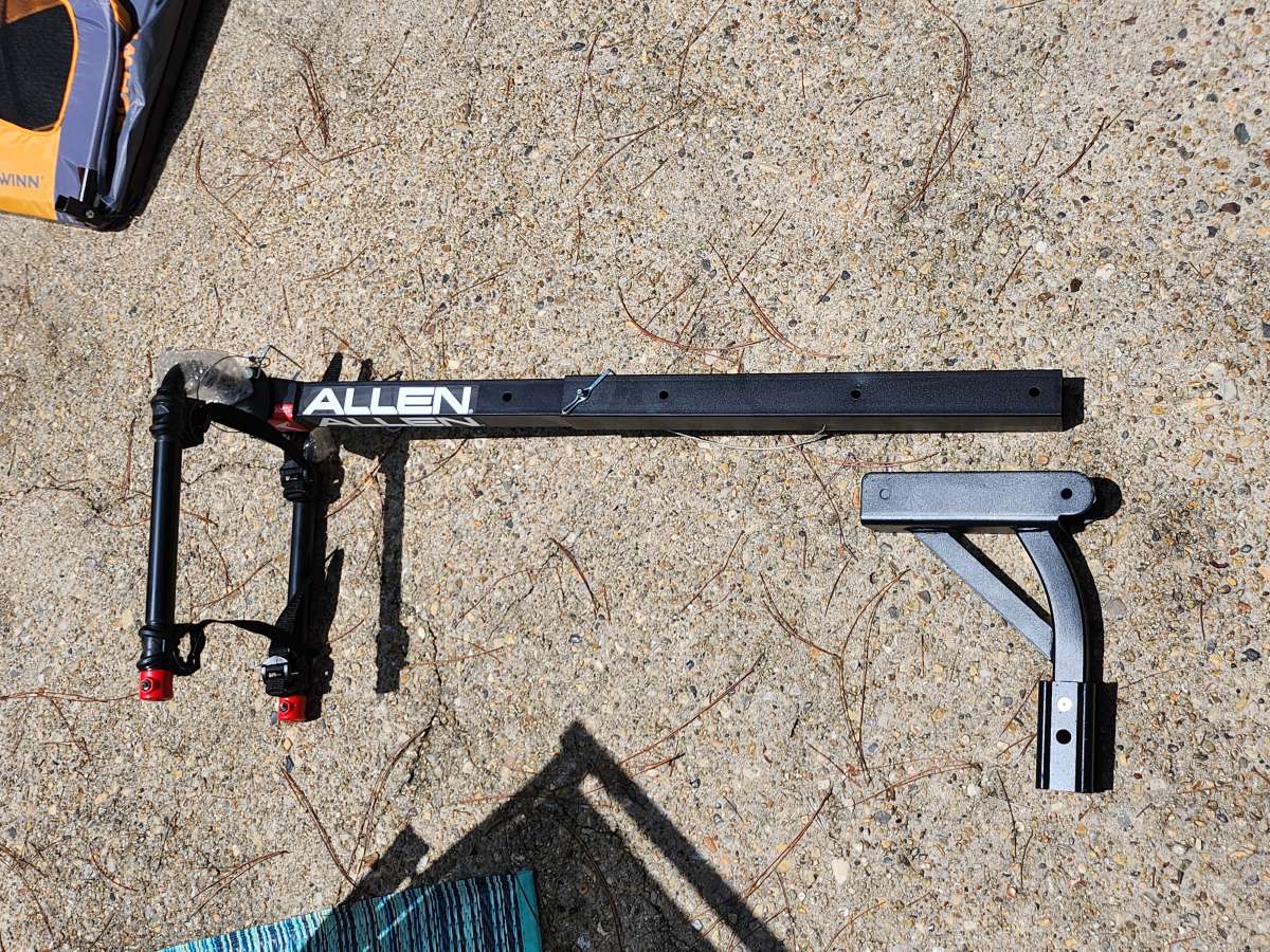 Allen 2 bike hitch mount bike rack