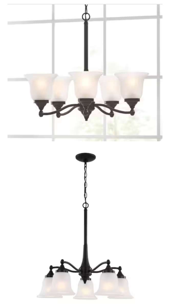 Project Source 5 Light Chandelier
