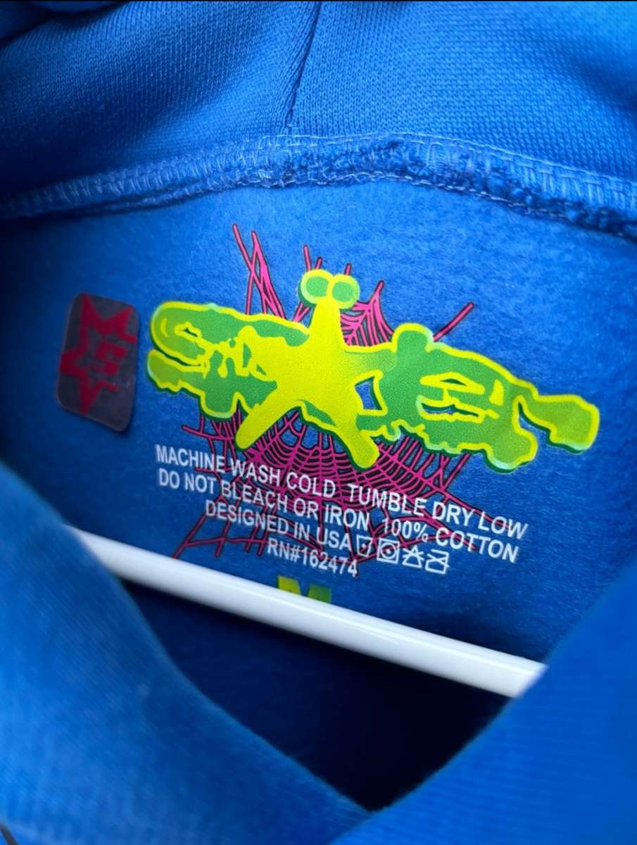 BOGO Free Blue Sp5der Hoodies all sizes