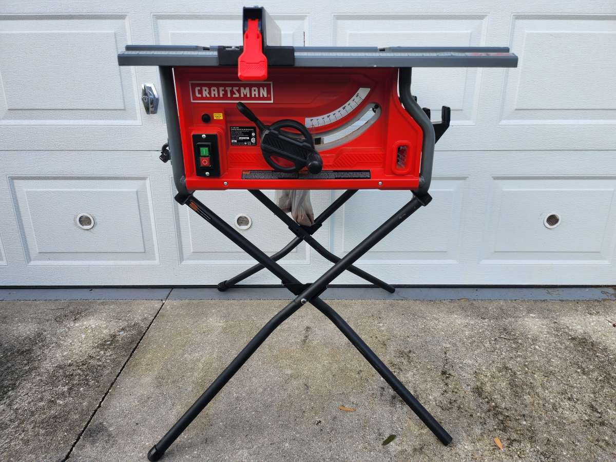 Craftsman Portable Table Saw with Stand