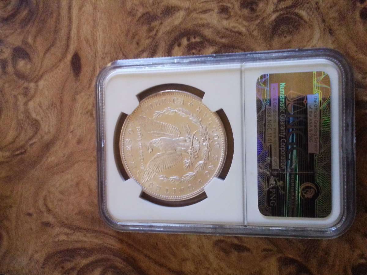 1878 S 1882 S Morgans Silver Dollars