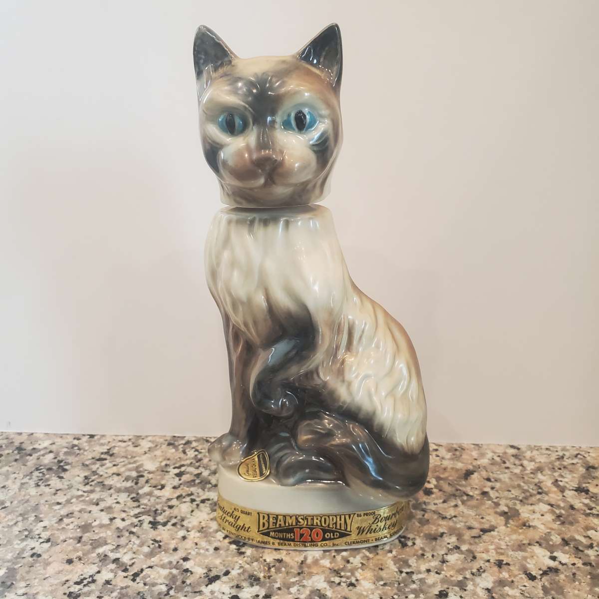 Vintage 1960s Jim Beam Cat Decanter