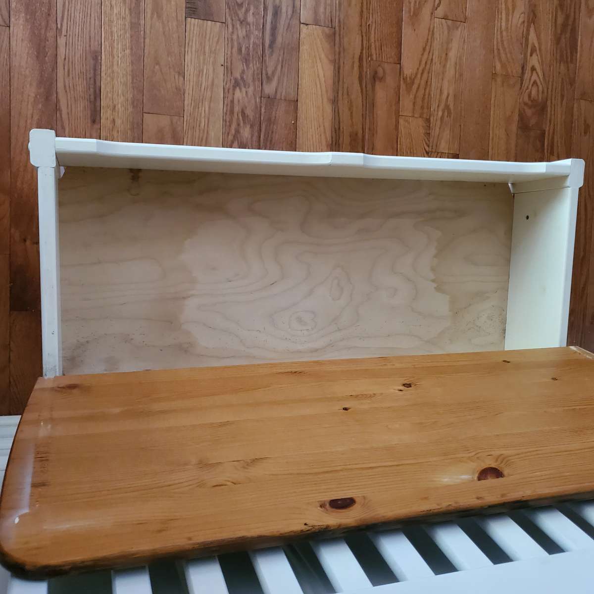 Wooden Bench W Storage
