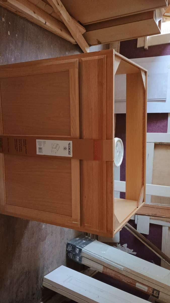 home improvement brand new cabinets from Lowes