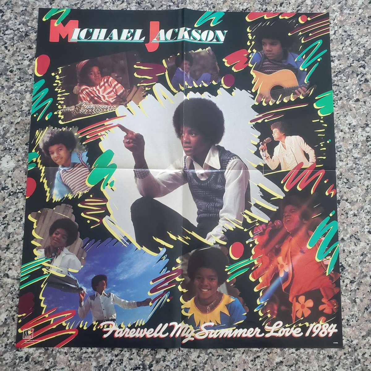 Rare Promo Michael Jackson Farewell My Summer Love LP Vinyl