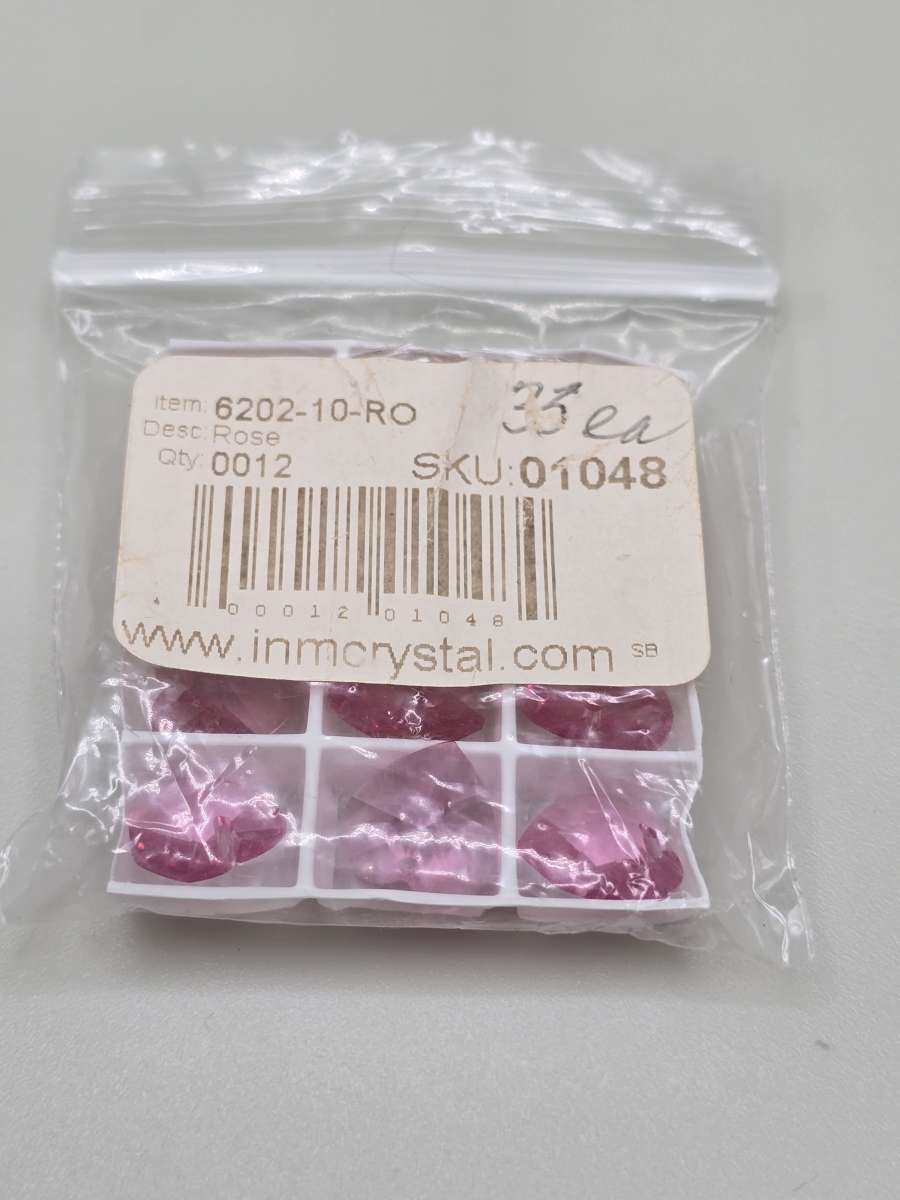 Swarovski Rose Colored Hearts