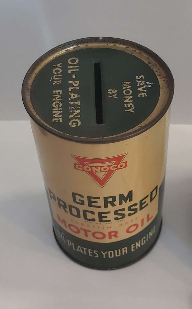 2 Vintage Coin Penny Banks