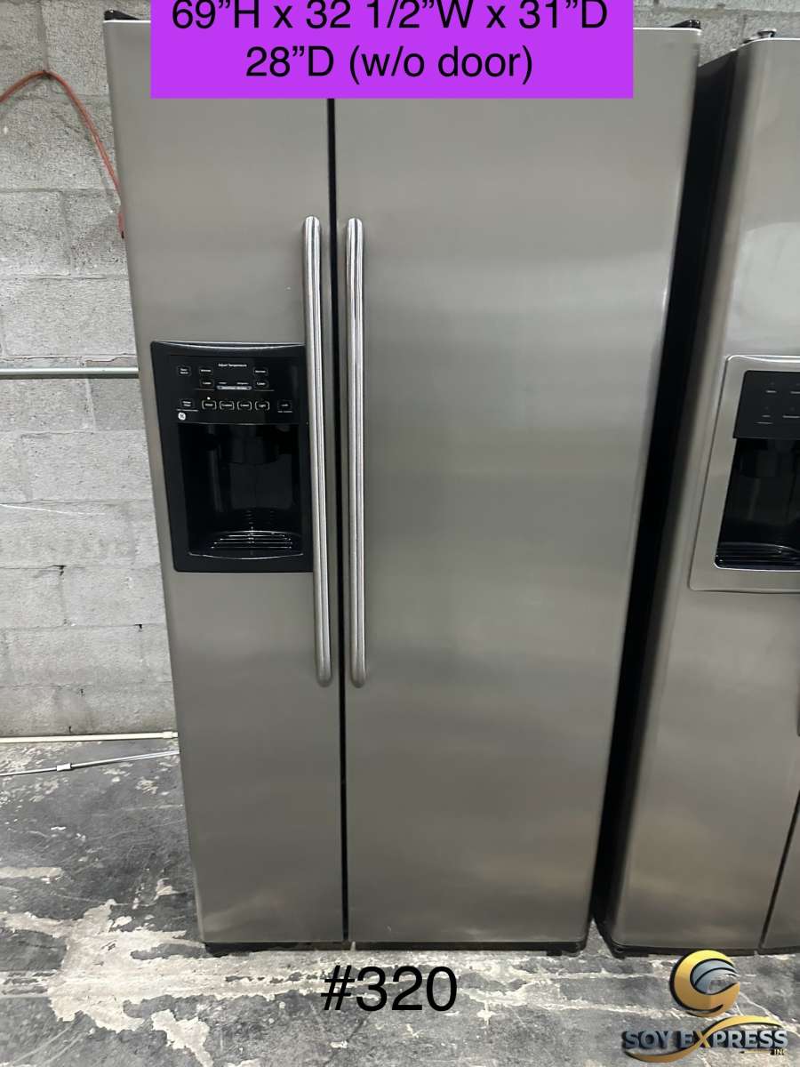 GE refrigerator stainless steel
