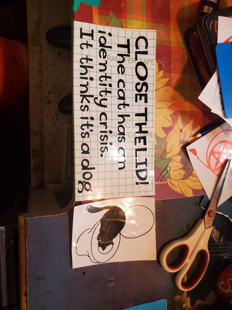 Coustom and pre made vinyl stickers