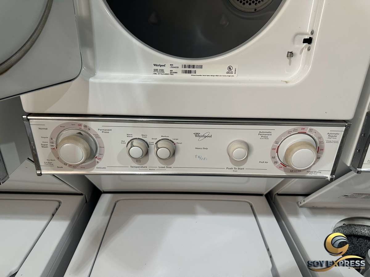 Whirlpool combo 24W washer and dryer electric