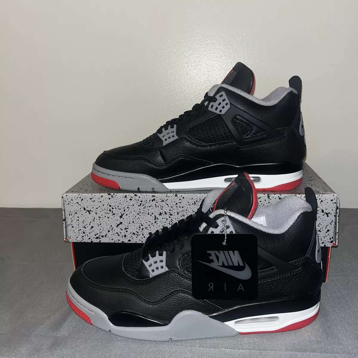 Jordan 4s Bred Reimagined all sizes