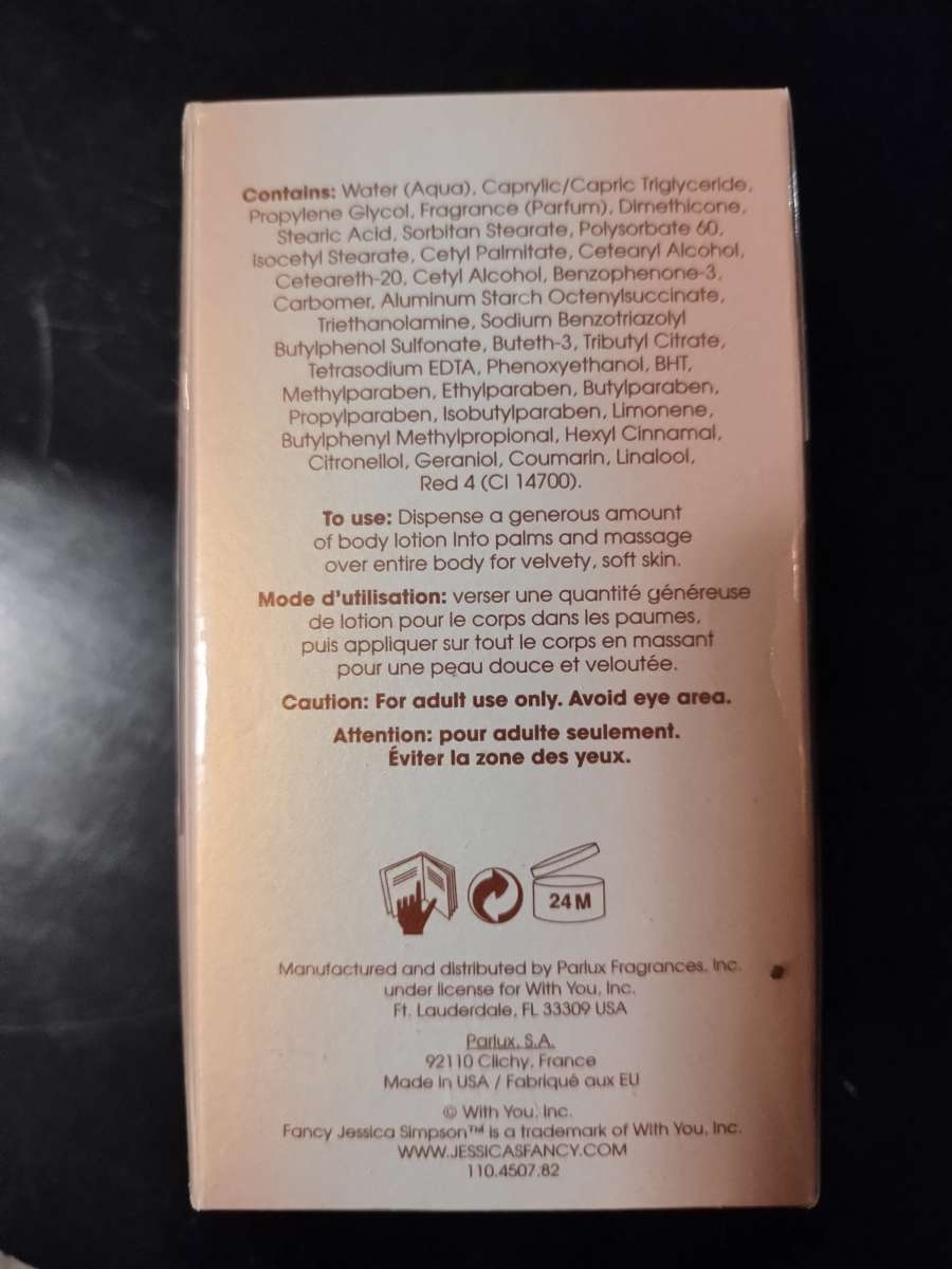 Jessica Simpson Fancy Body Lotion 6fl oz NIB