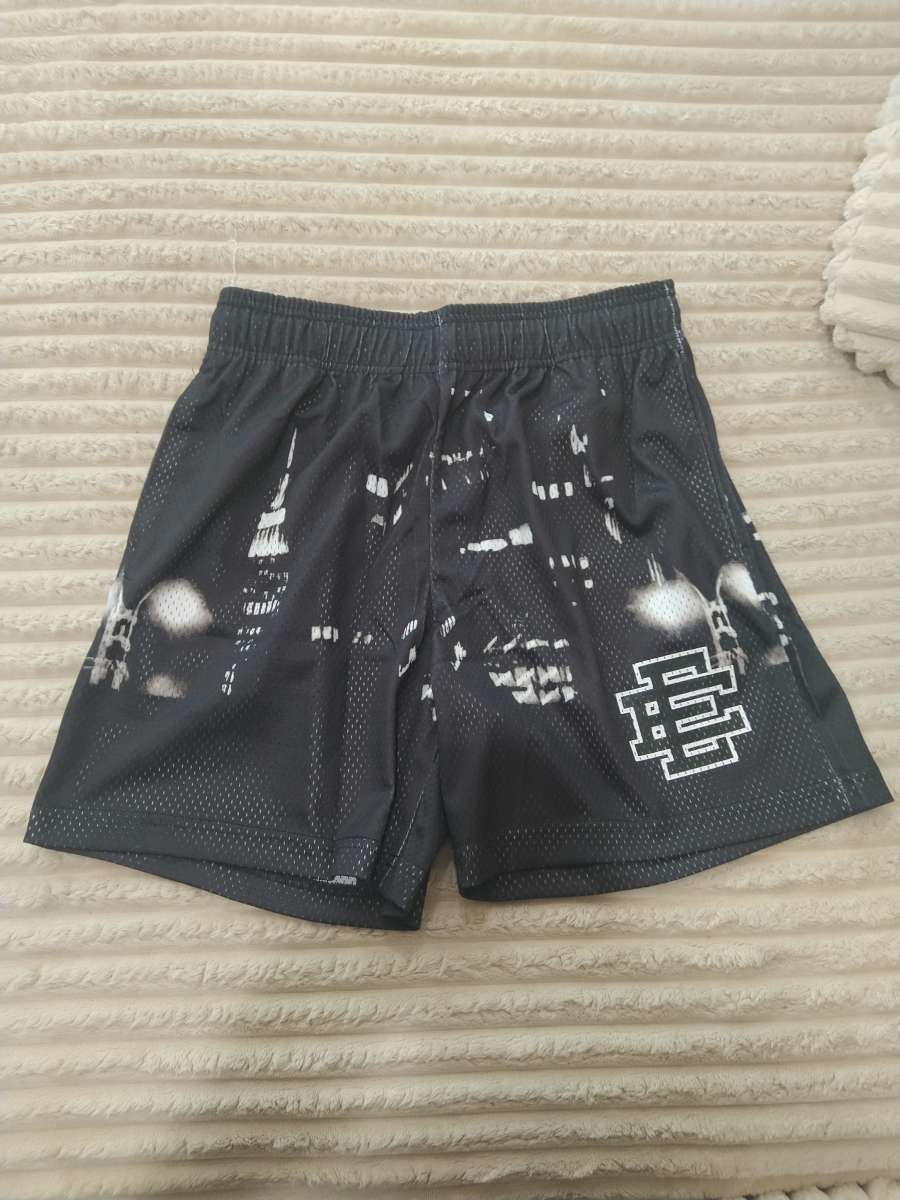Eric Emanuel Black Skyline Shorts Size Medium