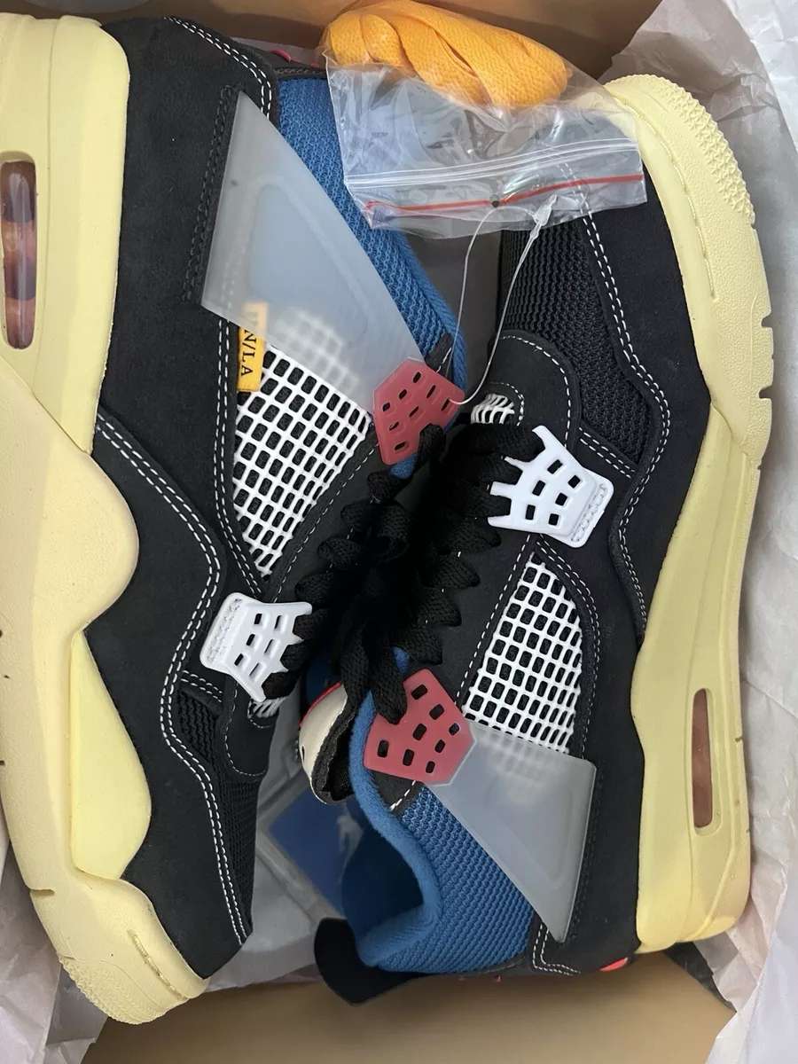 Jordan 4s x Union Off Noir