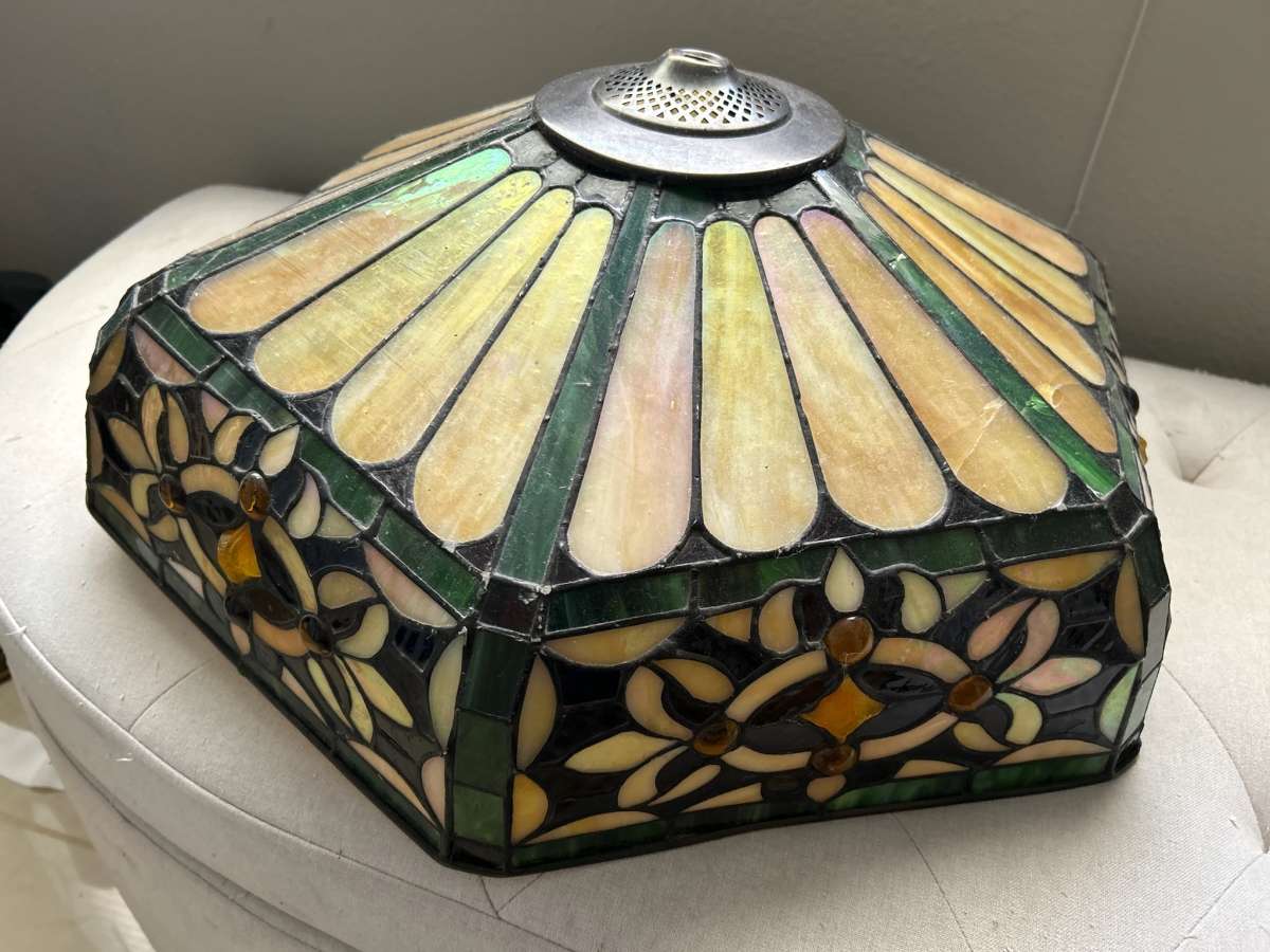 old vintage lamp shade