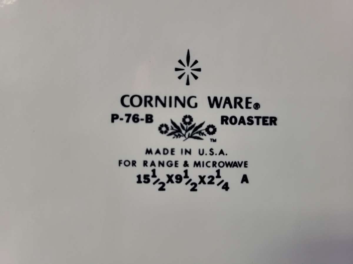 Antique Corningware Roasting Pan