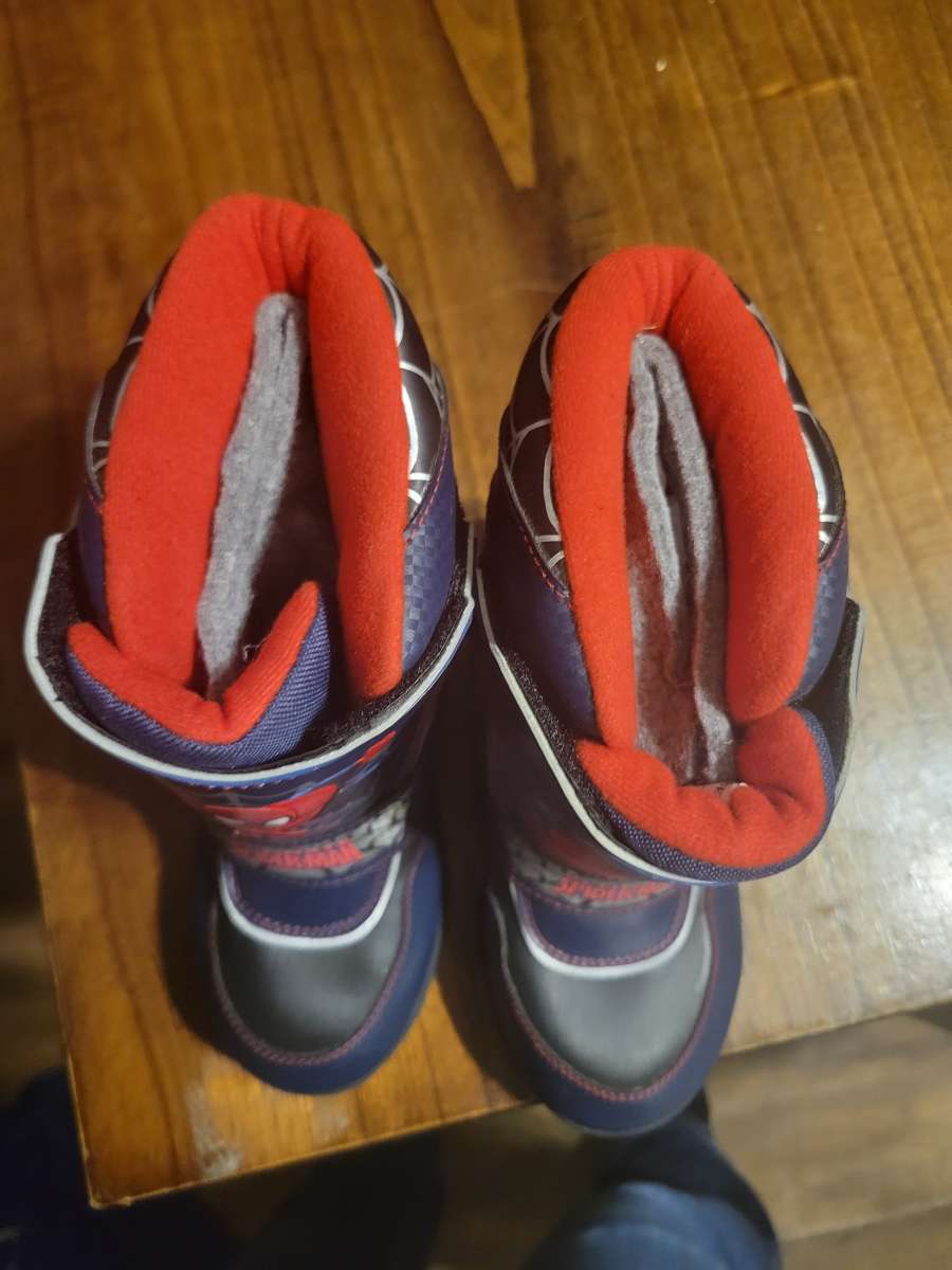 SpiderMan boy size 13 boots