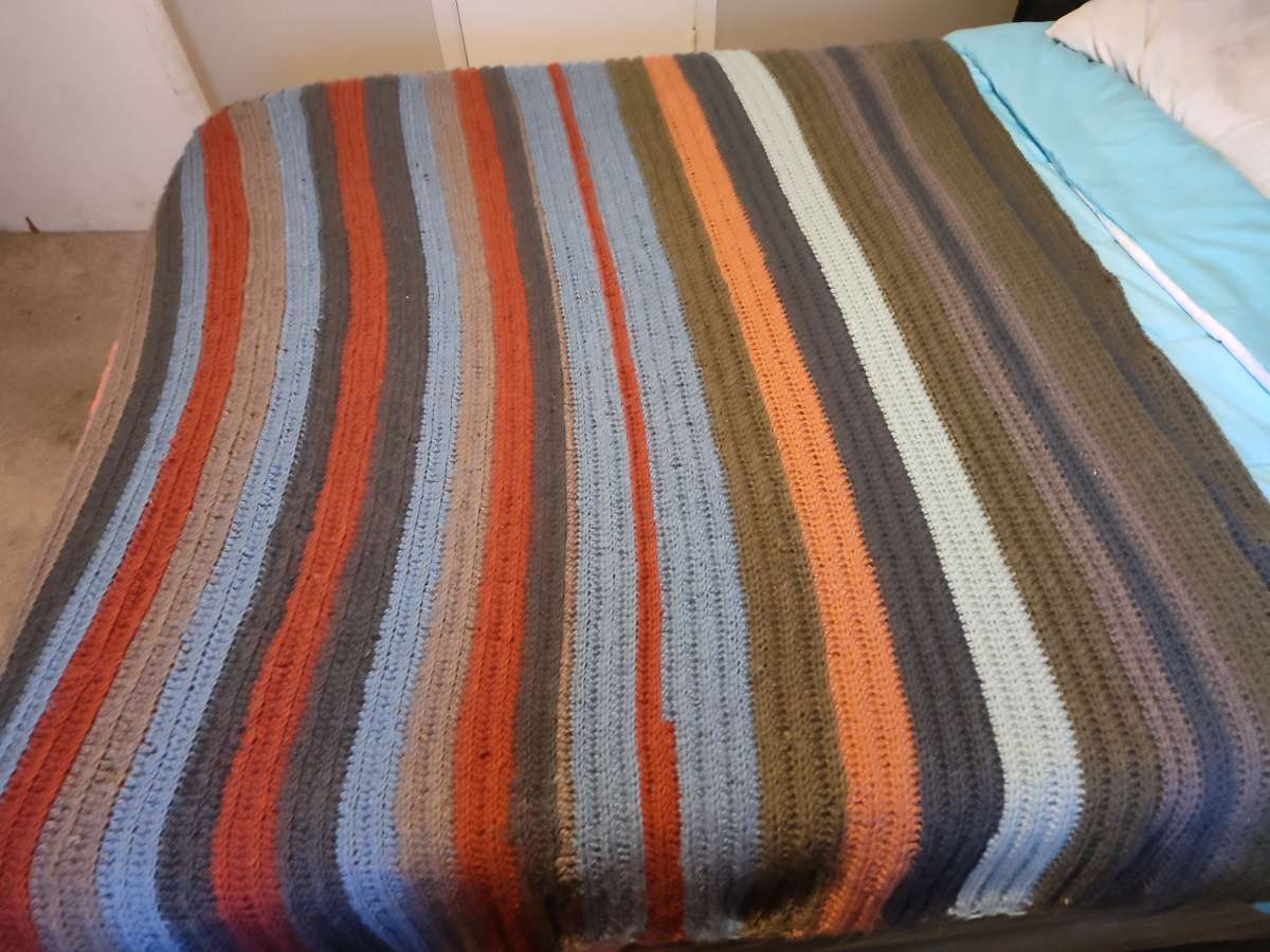 hand made crochet blanket