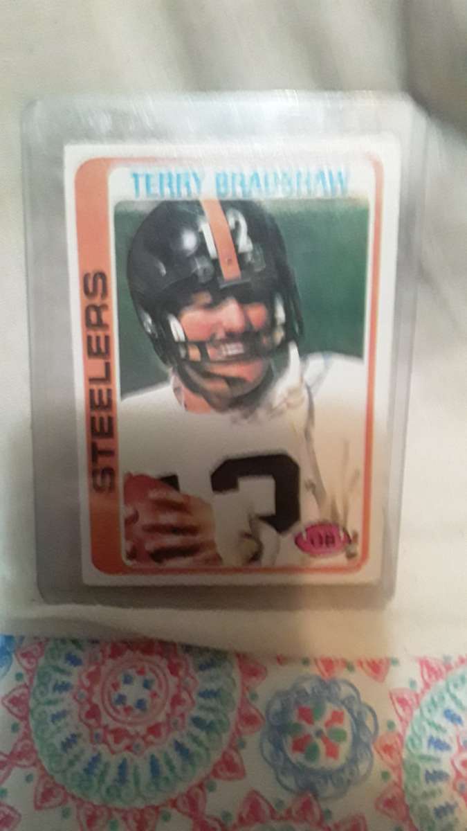 1978 Topps Football Terry Bradshaw card no 65