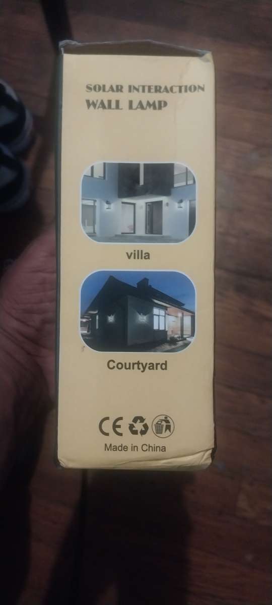 solar interaction wall lamp