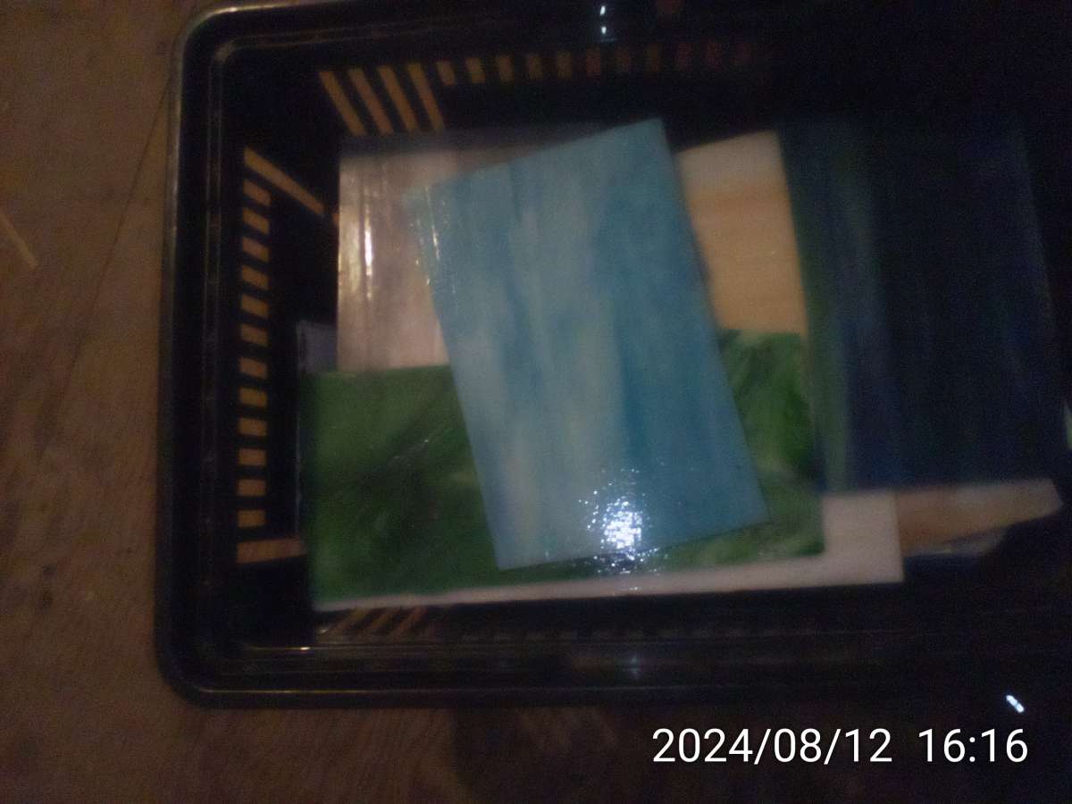 stained  glass big and small peice