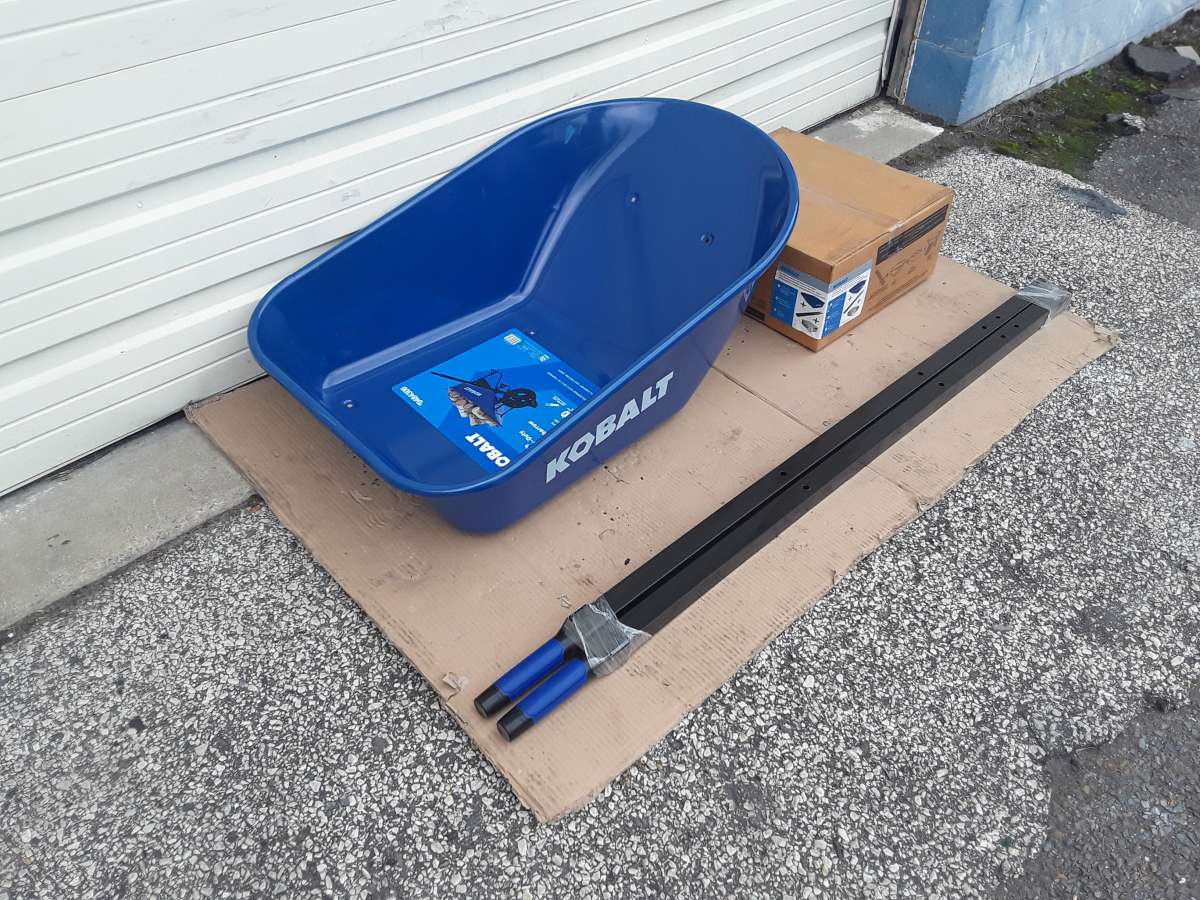 Brand New Cobalt Wheelbarrow All Steel