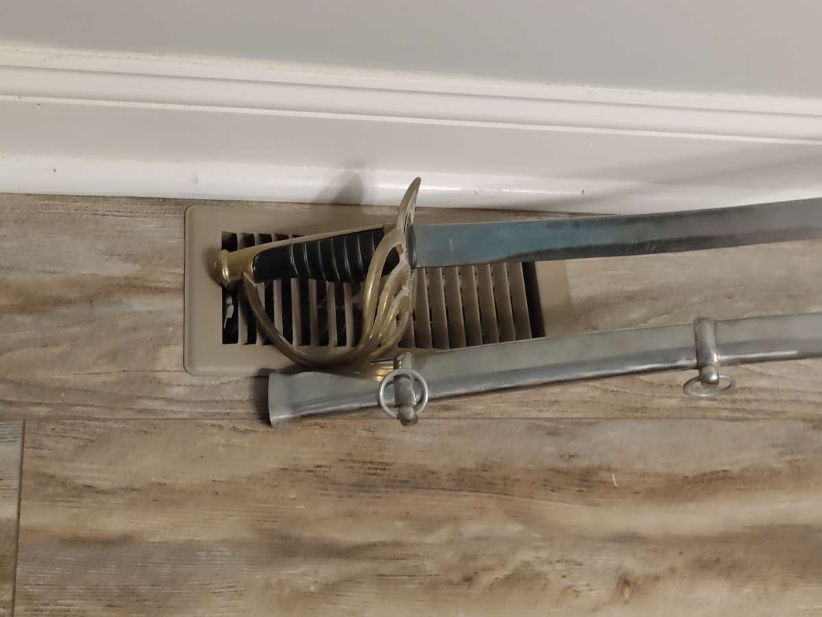 antique calvary sword