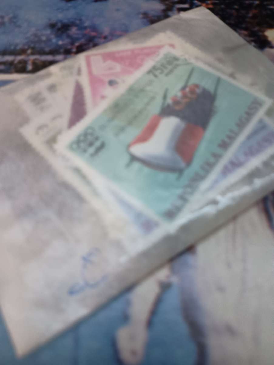 winter Olympics stamp book