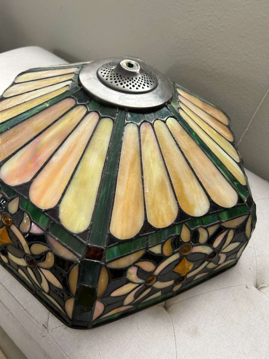 old vintage lamp shade