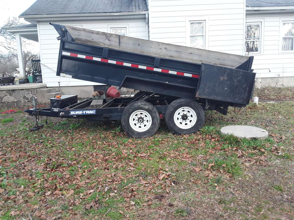 2018 SurTrac Dump Trailer Tag Along Uint OEM Factory Ramps