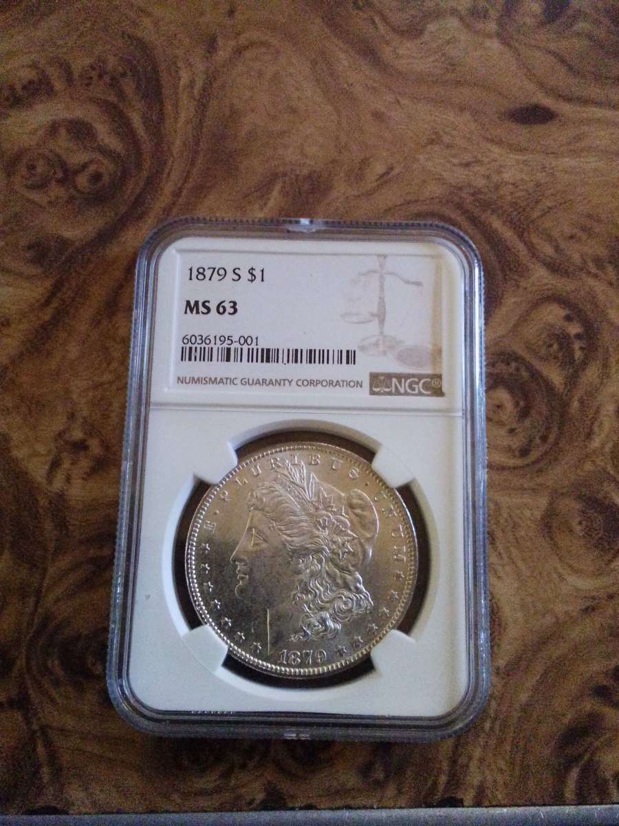 1879 S MS 63 Morgan Silver Dollar