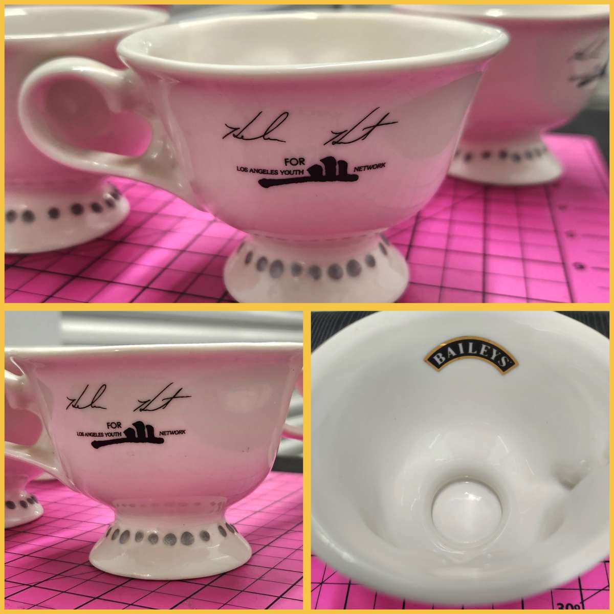 Vintage Helen Hunt Signed Collectible Winking Girl Baileys 4