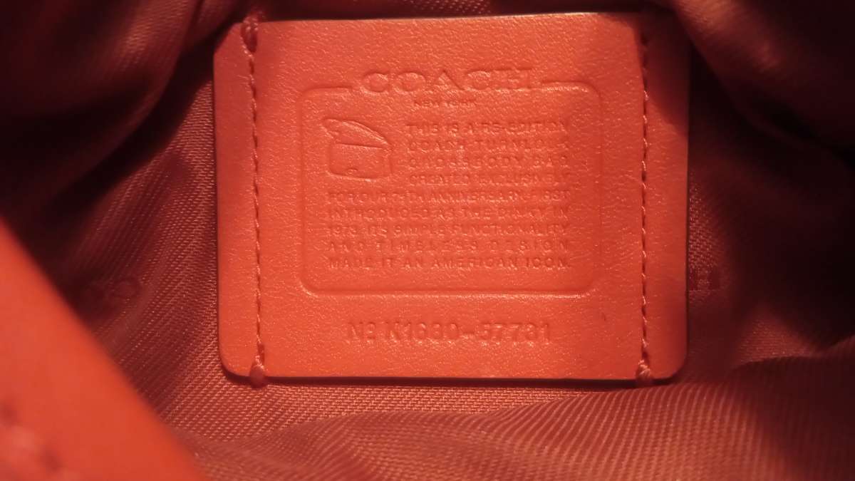 Coach Leather 75th Anniversary Mini Saddlebag Crossbody