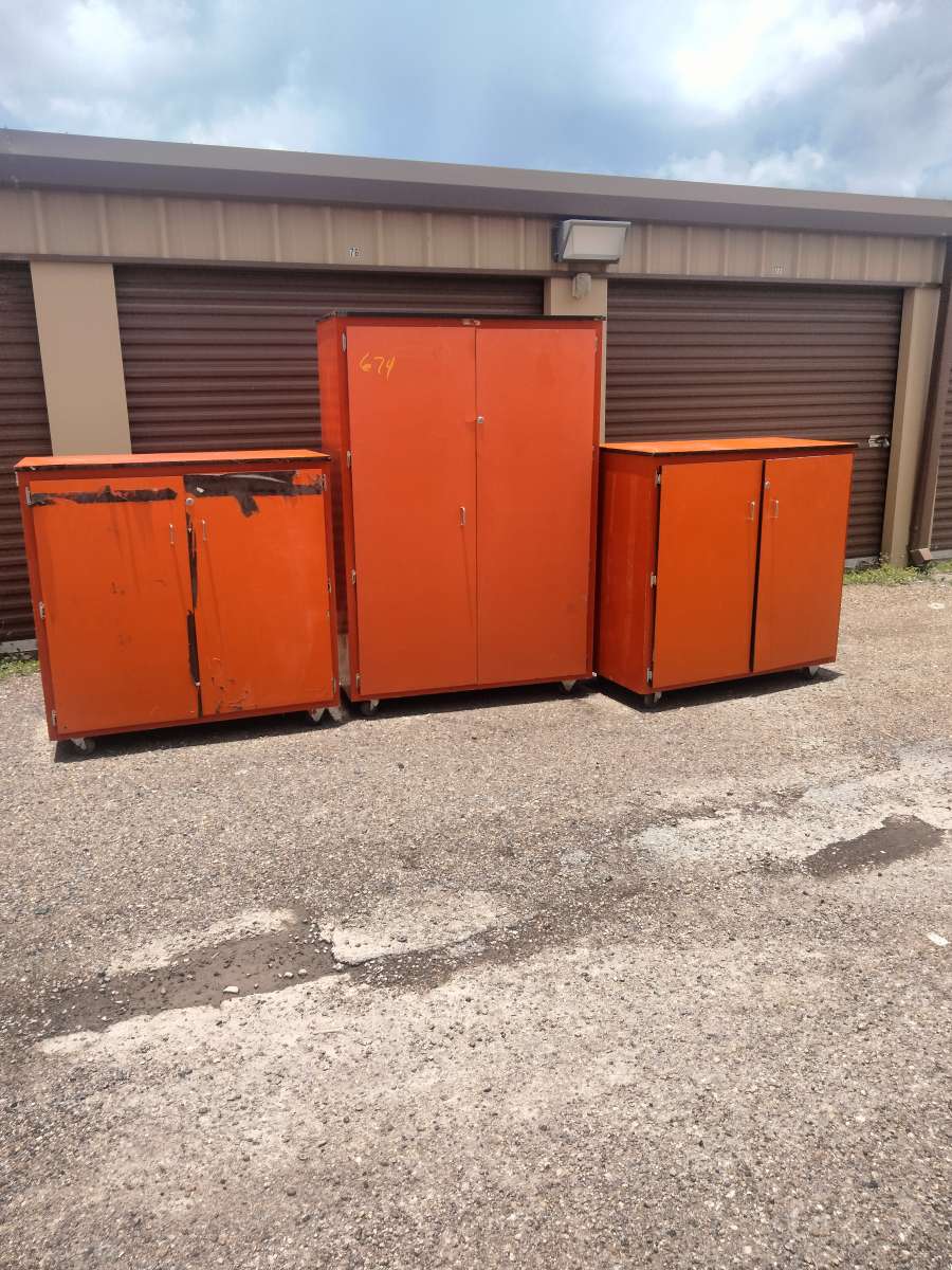 Gabinetes de madera alacenamiento par herramienta