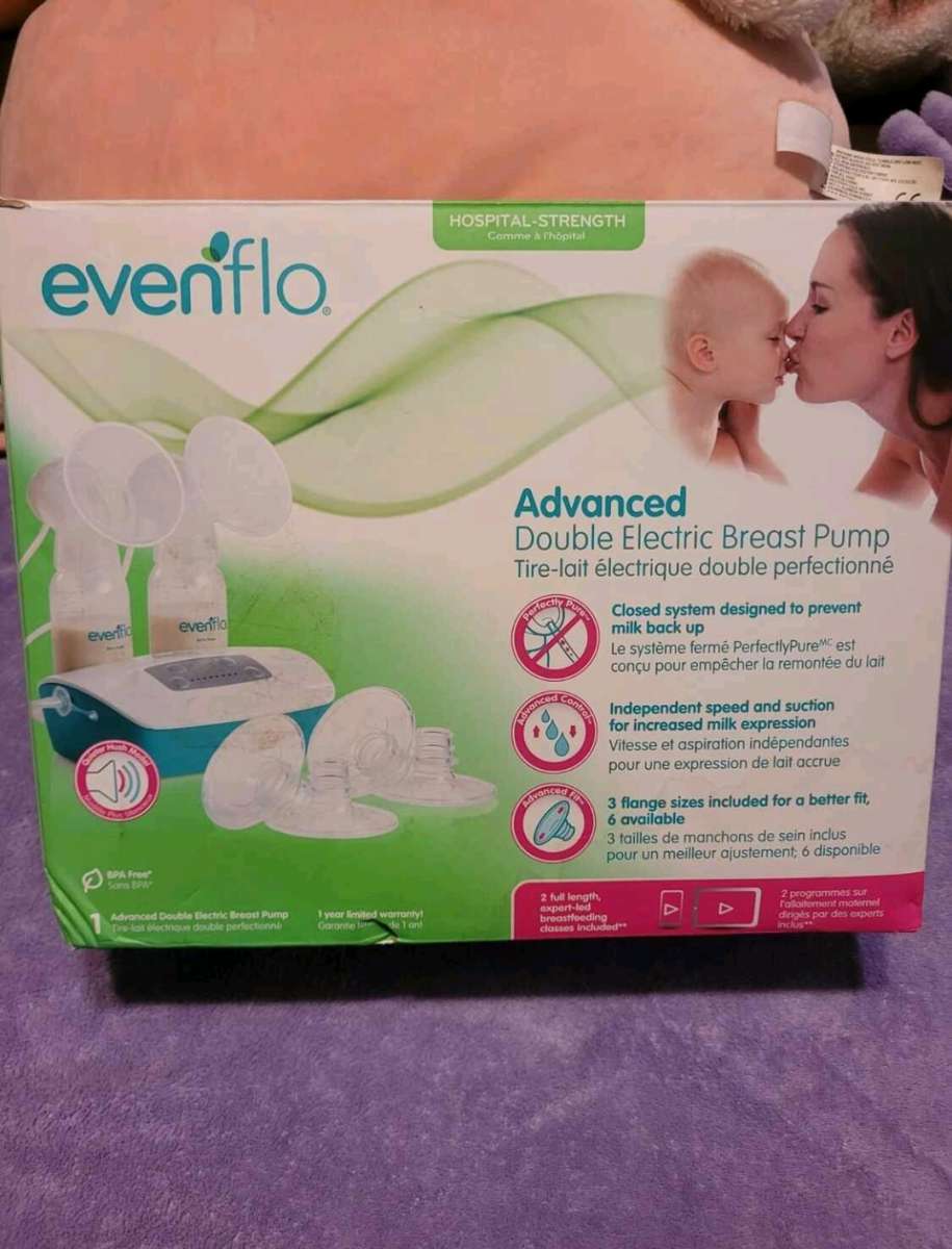 NEW EVENFLO DOUBLE BREAST FEEDING PUMP