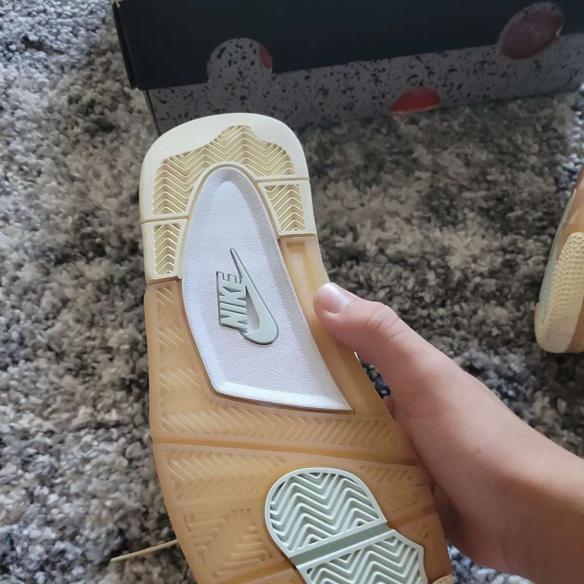 Off White Jordan 4s Sail all sizes