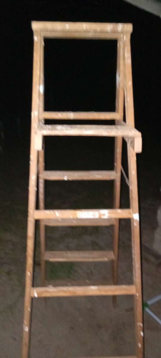 wood ladder