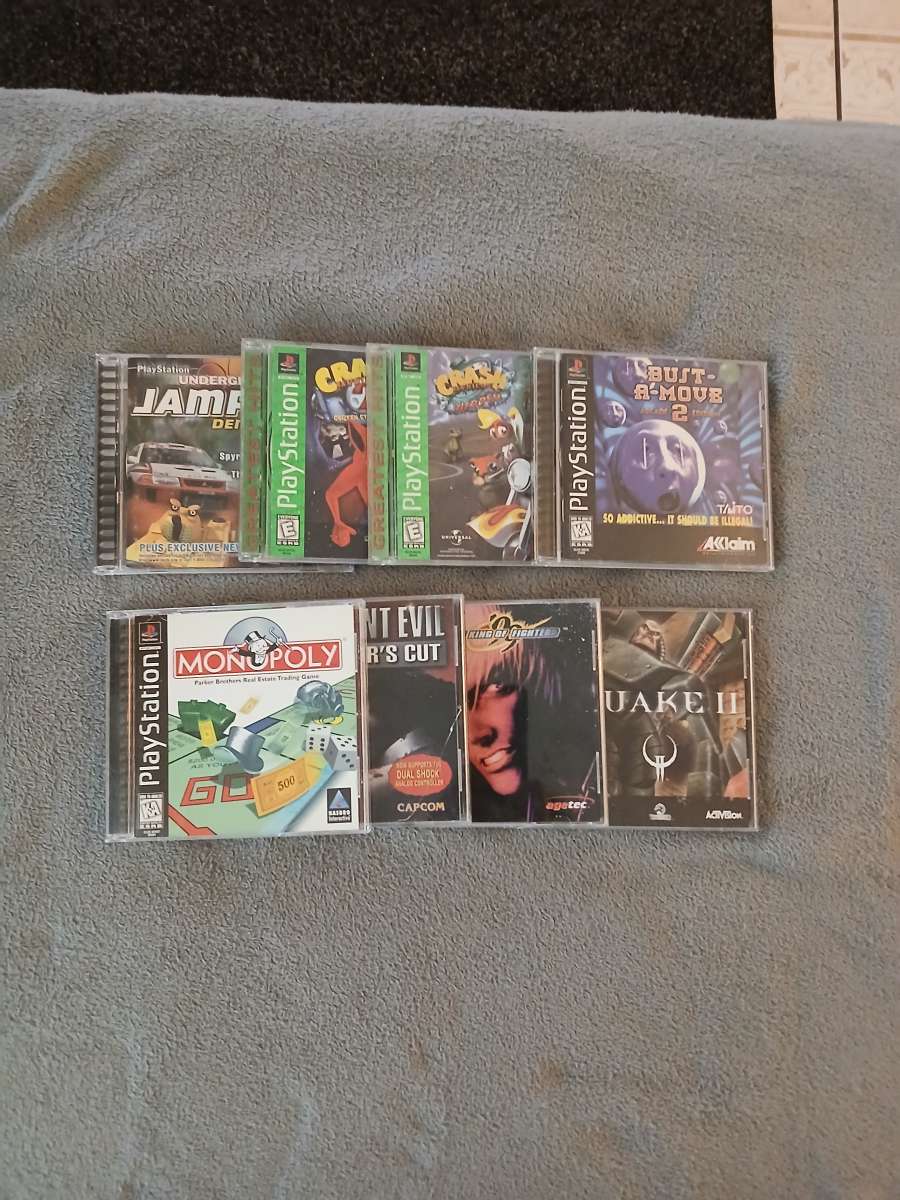 8 PlayStation 1 Games for PlayStation 1