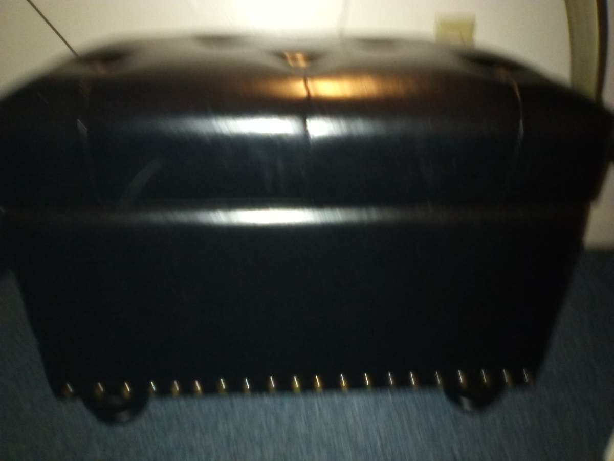 black brand new Ottoman