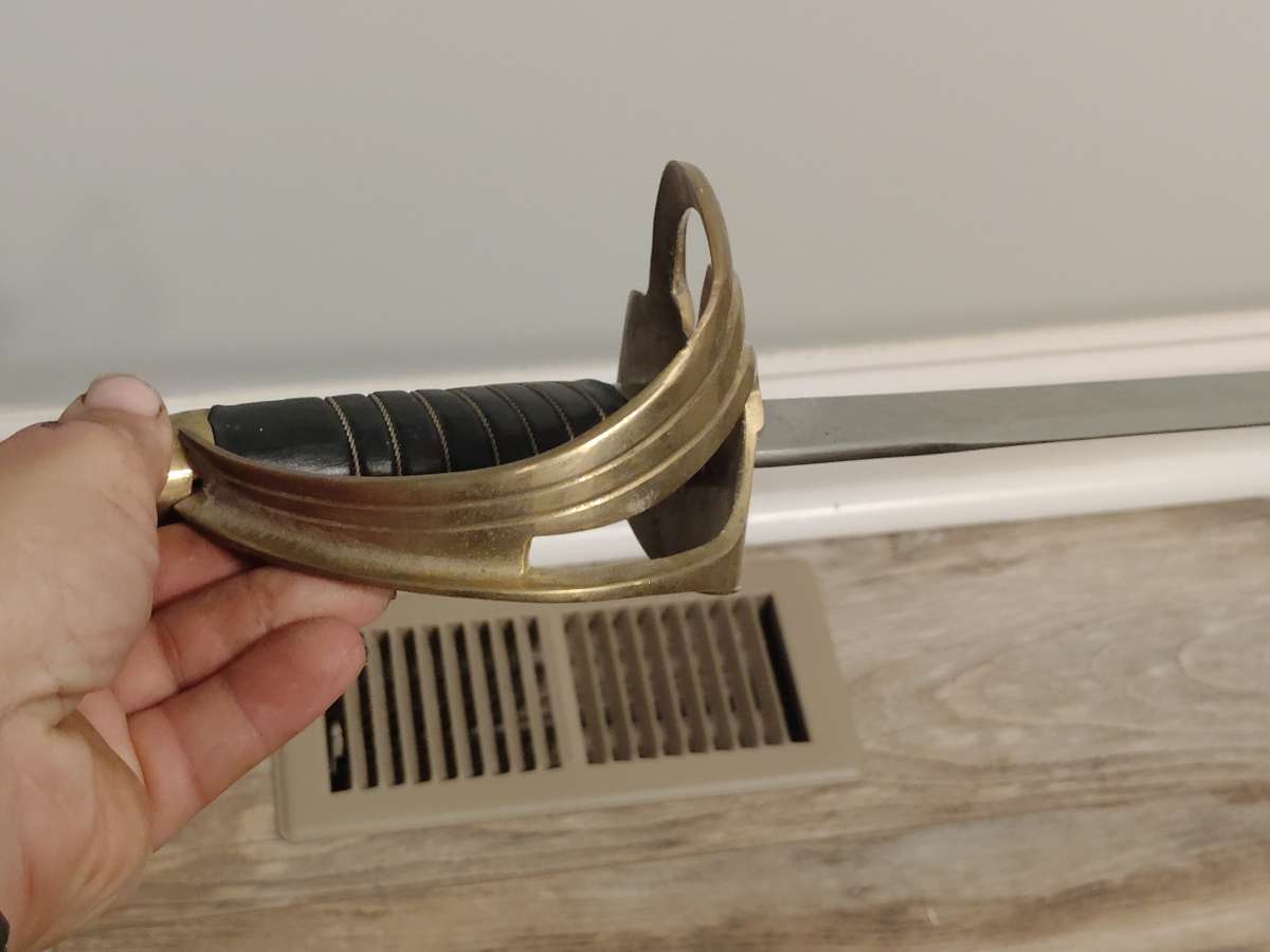 antique calvary sword