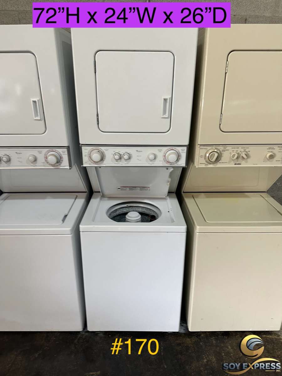 Whirlpool combo 24W washer and dryer stackable