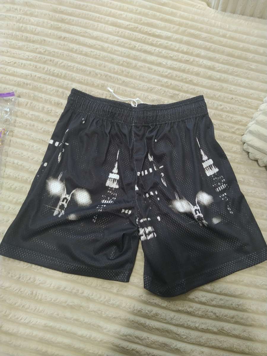 Eric Emanuel Black Skyline Shorts Size Medium