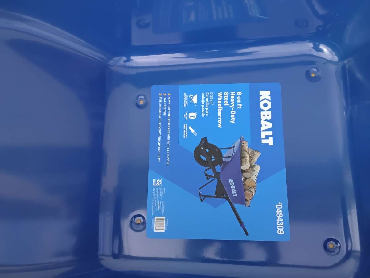 Brand New All Steel Kobalt Wheelbarrow Hardware Tire