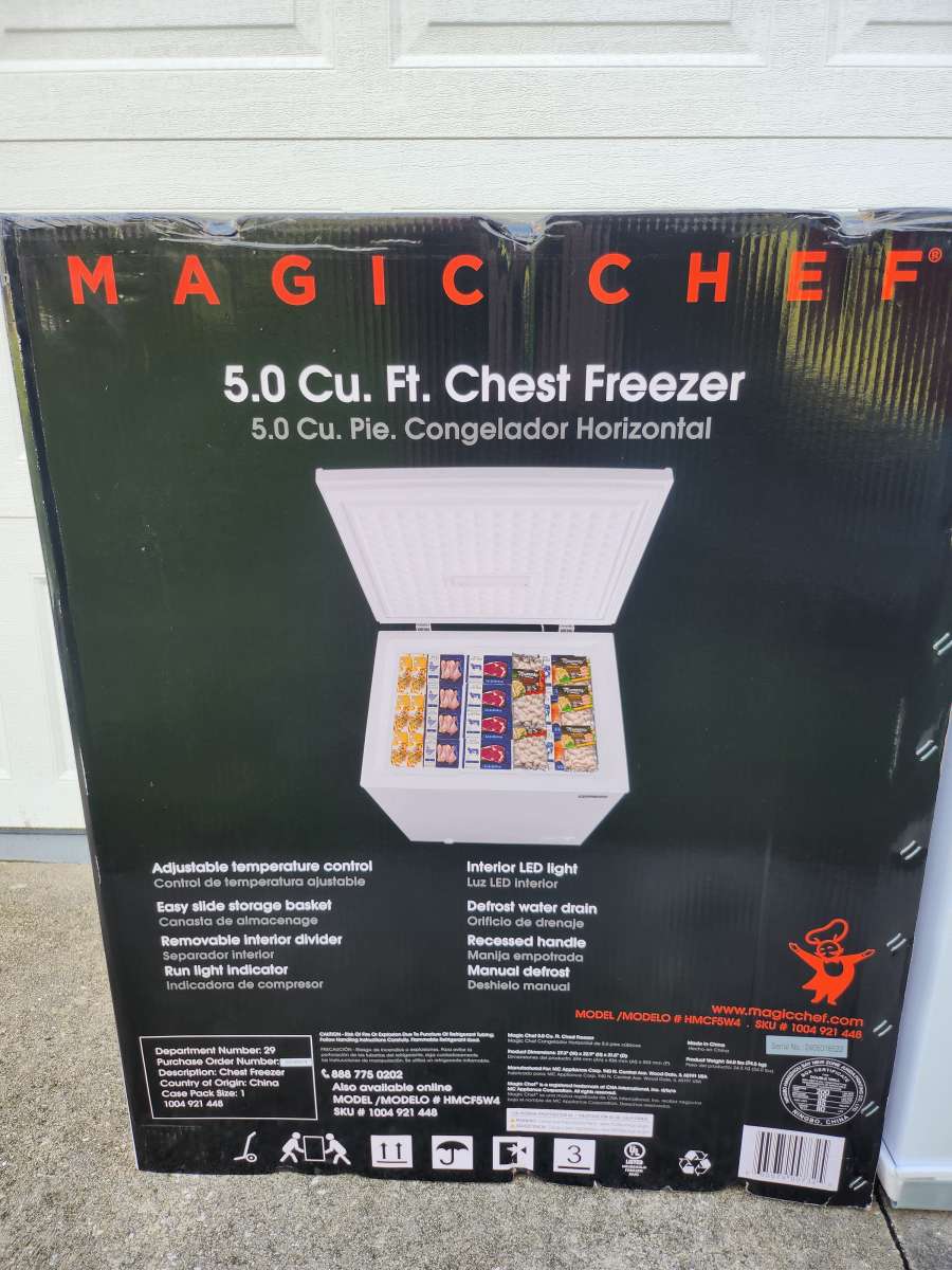 Magic Chef Chest Freezer