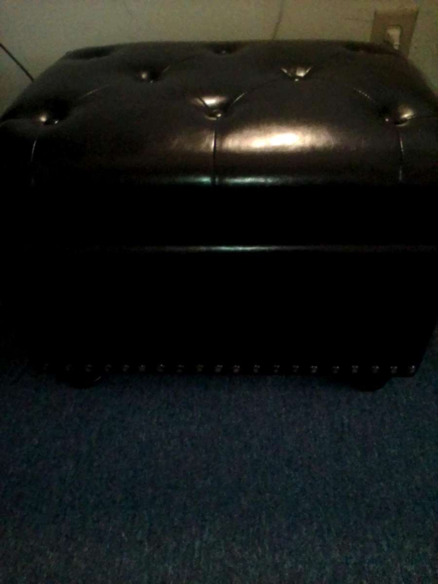 black brand new Ottoman