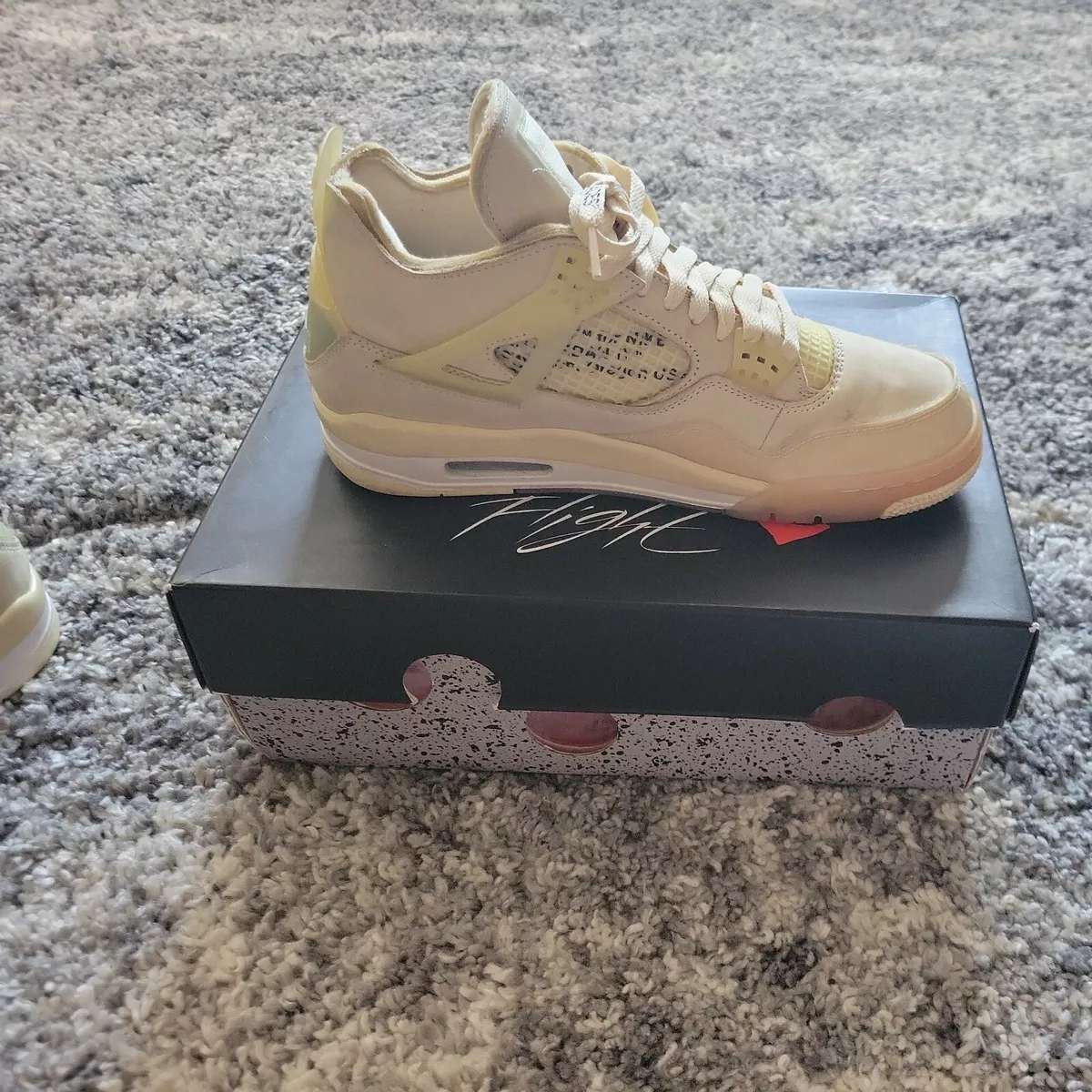 Off White Jordan 4s Sail all sizes